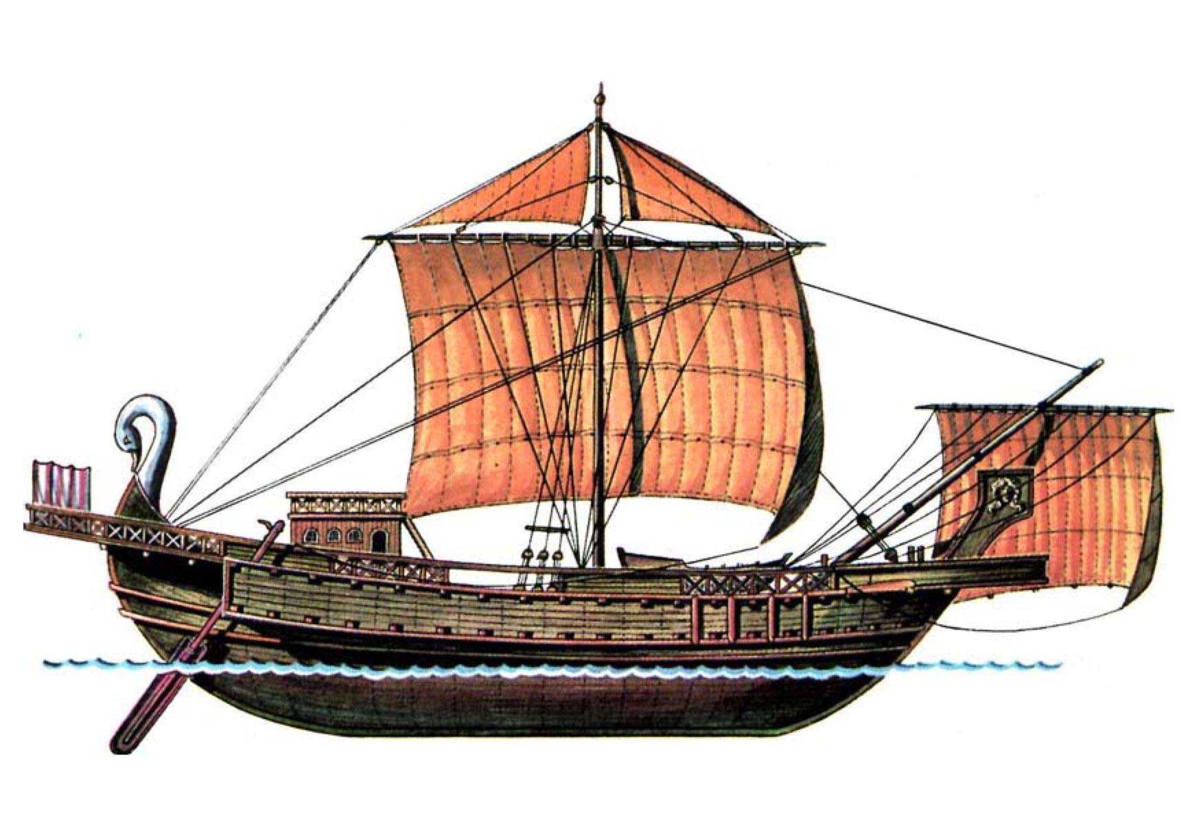 Римская Империя корабли торговые