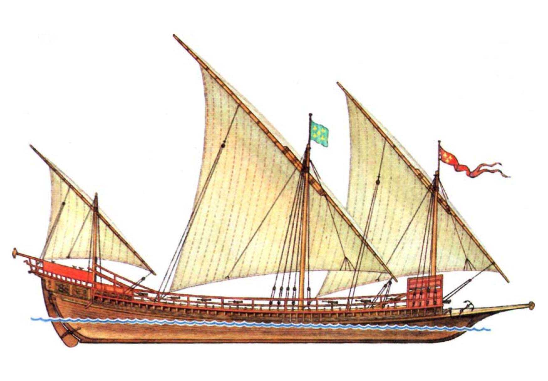 Галера корабль 17 века