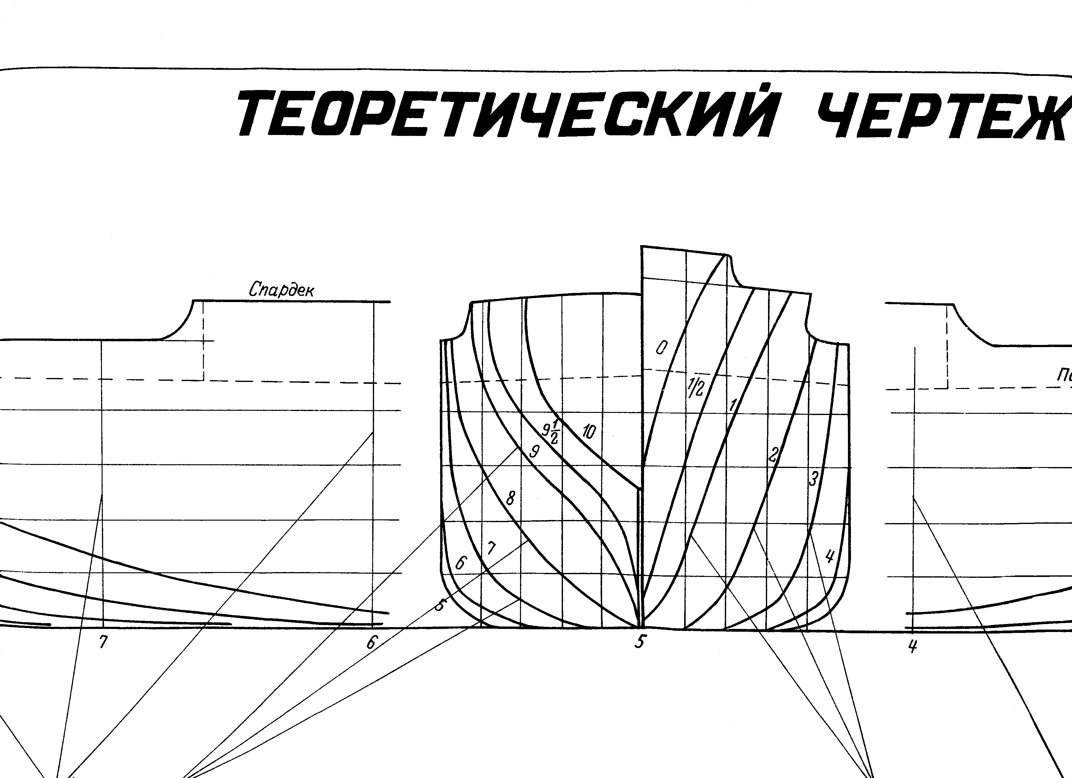 Корпус корабля чертеж